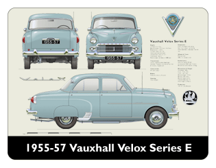 Vauxhall Velox Series E 1955-57 Mouse Mat